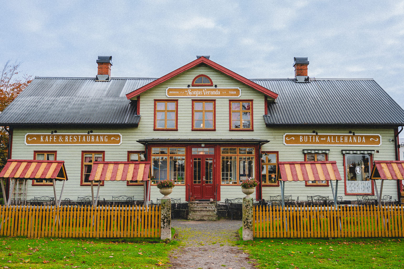 Sonjas veranda i Tvååker. Resaturang, café och butik
