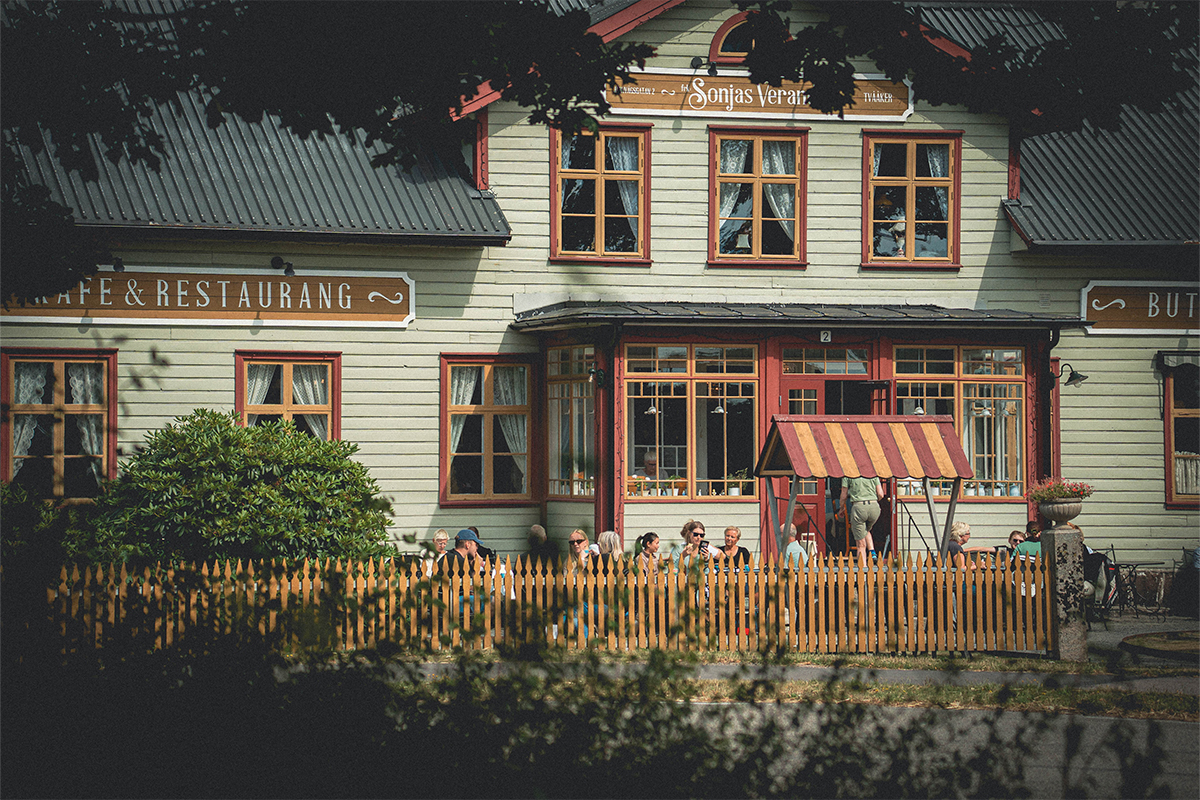 Sonjas veranda i Tvååker. Resaturang, café och butik